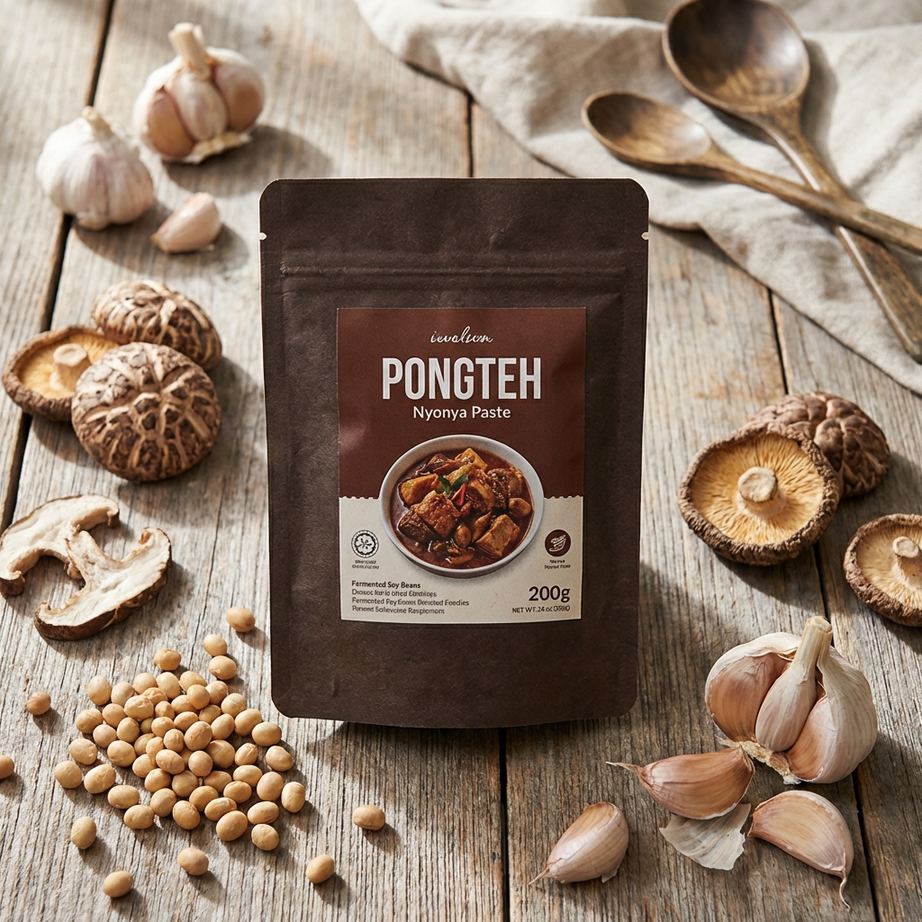 Pongteh Paste with shiitake mushrooms and garlic